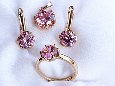 Комплект (серьги-кольцо-подвеска ) 18ks09115-ZZ1291 фото Комплект (серьги-кольцо-подвеска ) - (артикул - 18ks09115-ZZ1291)